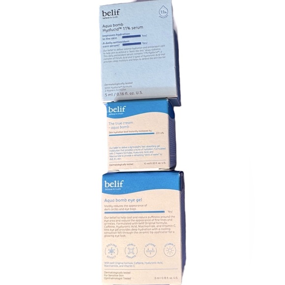 Belif Aqua Bomb Bundle for eyes & face 3 piece set! - Picture 1 of 16